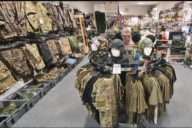New army shop in Washington Galleries