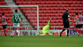 Callum Morton scores at the Stadium of Light