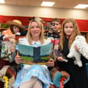 Fatfield Academy Inspires deputy headteacher Nicky Dowdle celebrates World Book Day with pupils at the school.