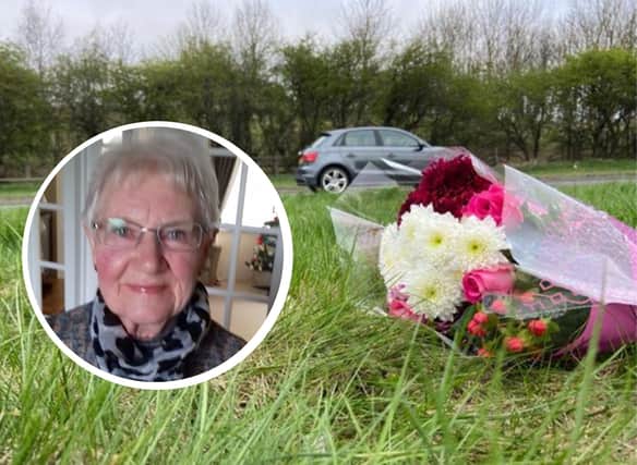 Floral tributes have been left at the scene of a fatal crash near Greatham