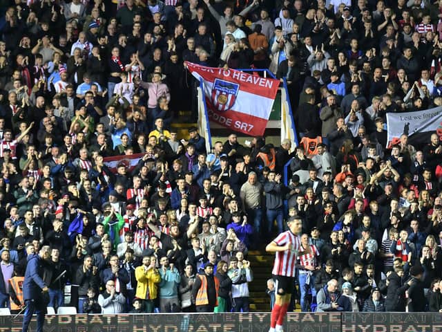 Sunderland will be backed by a sold out away end against Blackpool (Picture by FRANK REID)