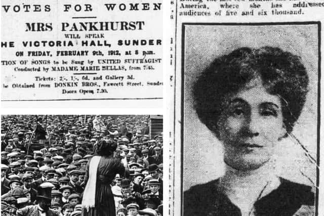 The Sunderland Antiquarian Society talk for October will be about the suffragette movement.