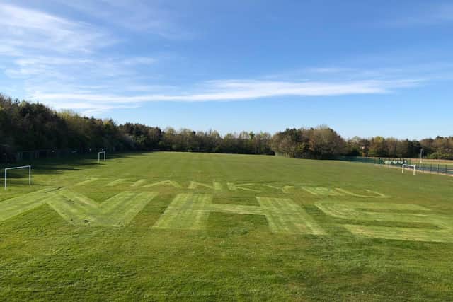 Washington AFC tribute to the NHS