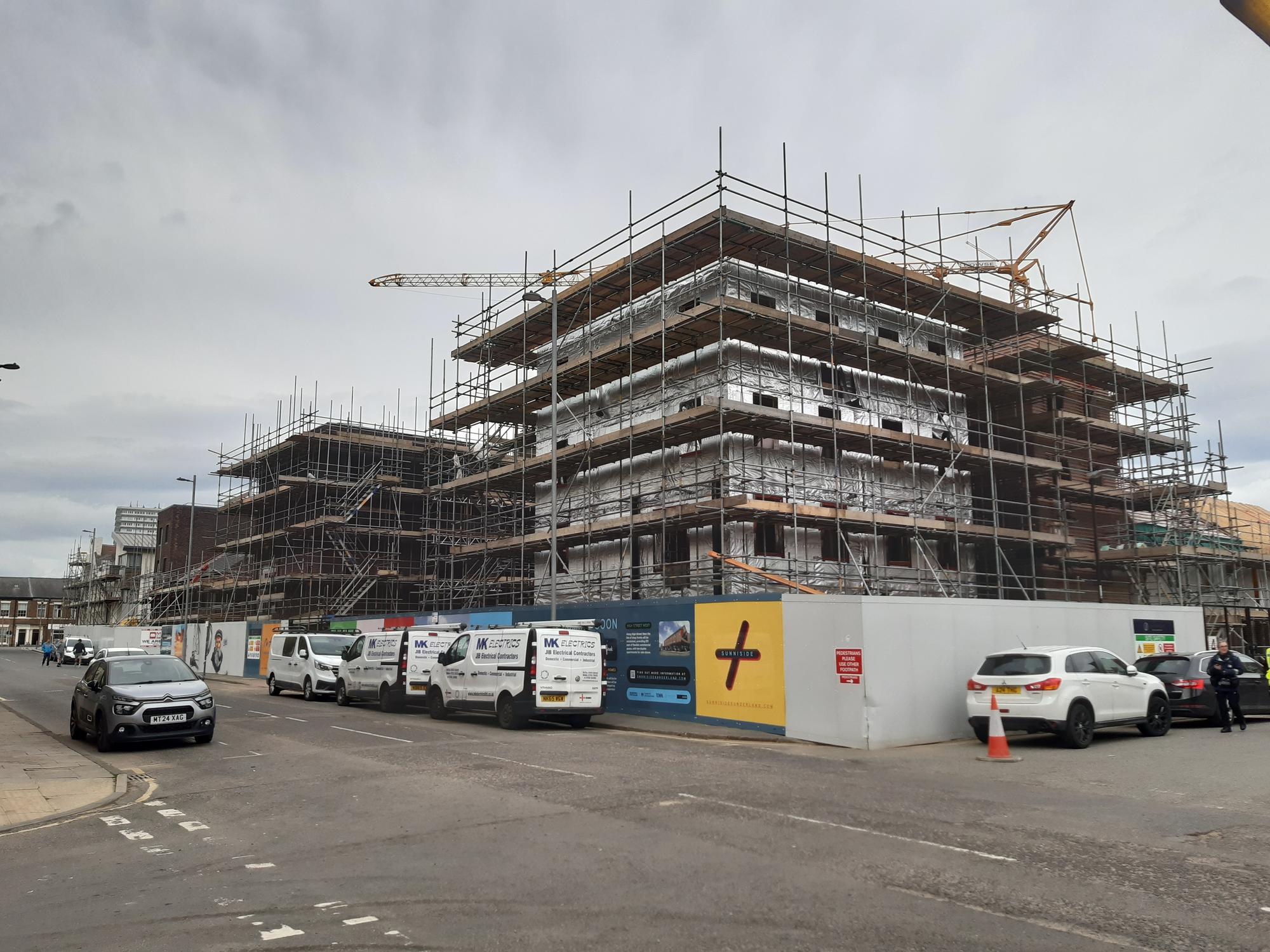 Revised plans for scores of new Sunderland city centre houses are approved