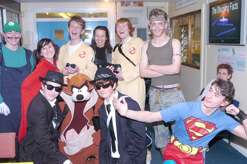 These students were determined to raise money for a worthy cause in 2010 but what was it? And who do you recognise in this photo?