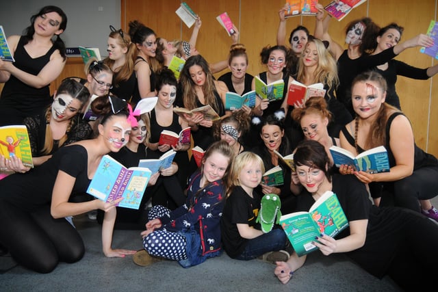 Students performed dance to encourage youngsters to read in this photo from 8 years ago. Their performance was was one of a number of half-term activities taking place at the Sunderland Museum and Winter Gardens.