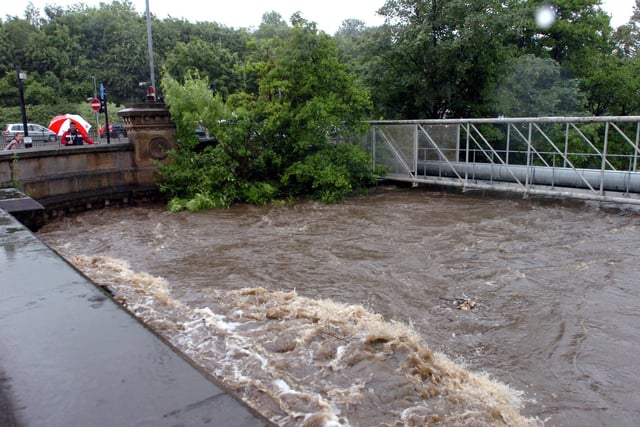 The river at Neepsend Lane on June 26, 2007