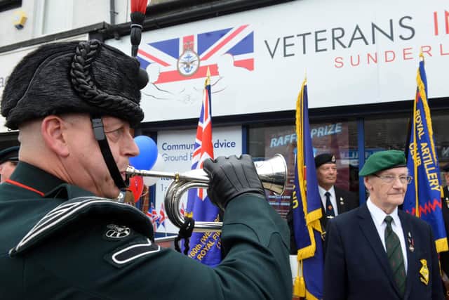 Veterans in Crisis RV1 centre on St Luke's Terrace, Pallion official opening.