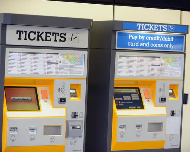 File image of a Metro ticket machine