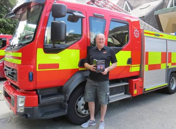 Former international basketball star turned firefighter Colin Kirkham has written a fascinating new autobiography. Picture by Zoe Kirkham.