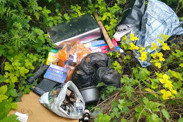 Two incidents of fly-tipping in Camberwell Way, Doxford and Hope Hill farm track, Tunstall, which were traced back to an address in Pallion. The householder had paid £40.00 for the removal and disposal of the waste.