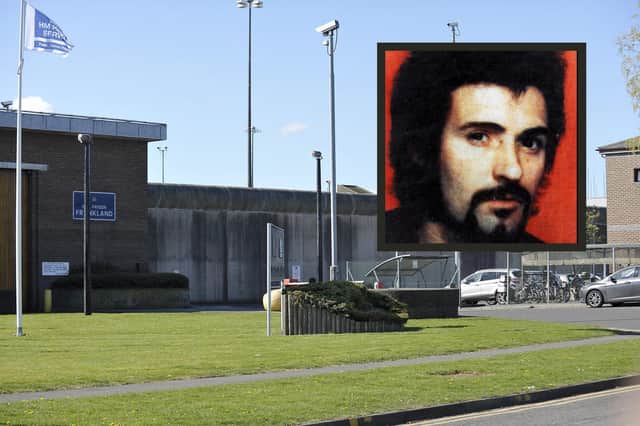 Yorkshire Ripper Peter Sutcliffe was an inmate in HMP Frankland in Durham.