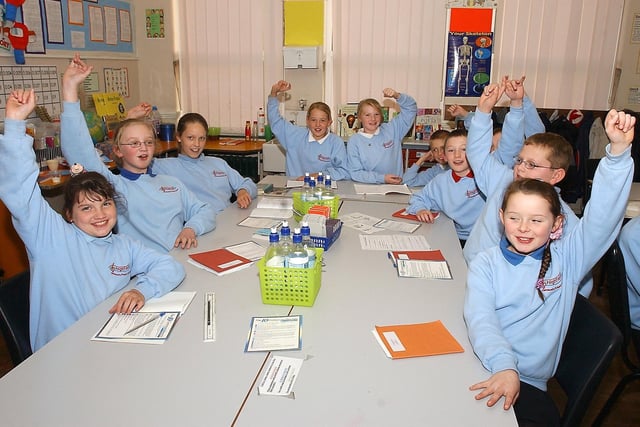 An outstanding Ofsted report got this reaction from pupils in 2006. Recognise anyone?