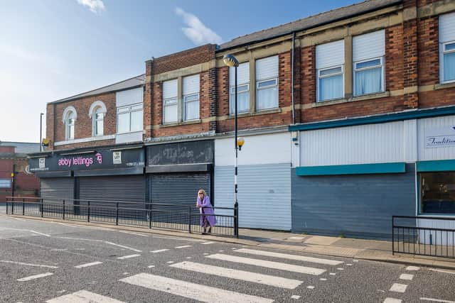 The vacant shops in Villette Road could be brought back into use. Photo by Back on the Map.