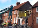 The two flats where the blast took place are in the process of being demolished.