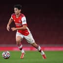 Charlie Patino playing for Arsenal Under-23s.