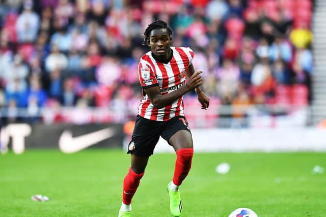 Abdoullah Ba playing for Sunderland at the Stadium of Light. Picture by FRANK REID