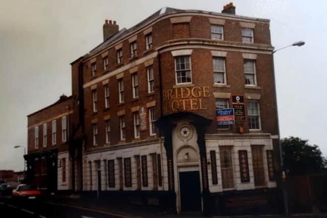 Archive picture of The Bridge Hotel. Picture c/o Ron Lawson.