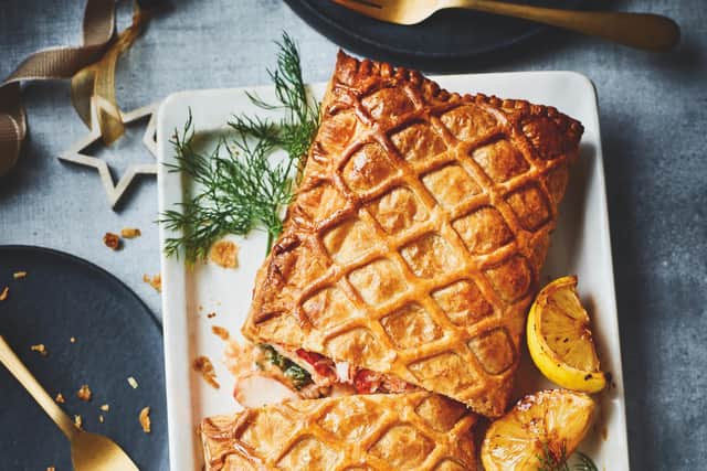 The Lobster En Croute is one of the seafood options available this year.
