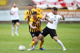 Mike Williamson in action for Gateshead.