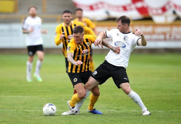 Mike Williamson in action for Gateshead.