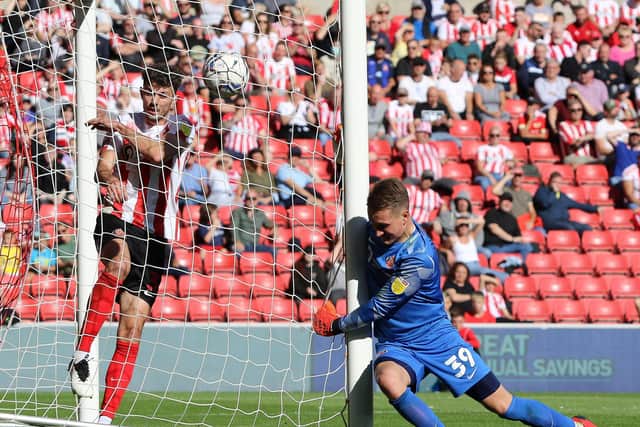 Sunderland faced a stern test against John Coleman's Accrington Stanley