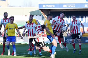 Lincoln vs Sunderland. Picture by FRANK REID.
