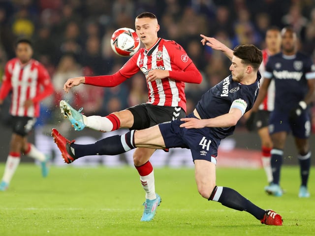 The midfielder is now on loan at Stoke City from Southampton