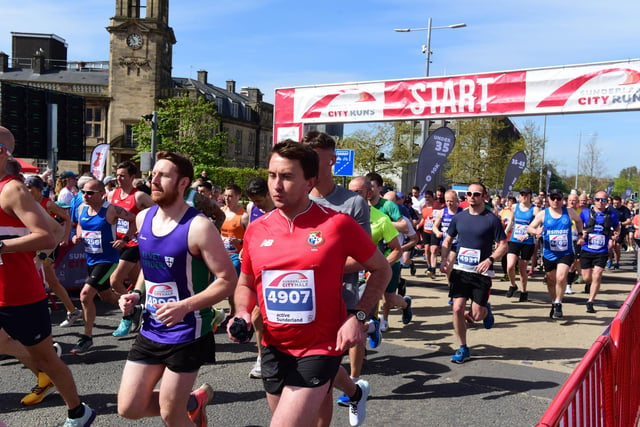 Start of the Sunderland City Runs half marathon this morning.