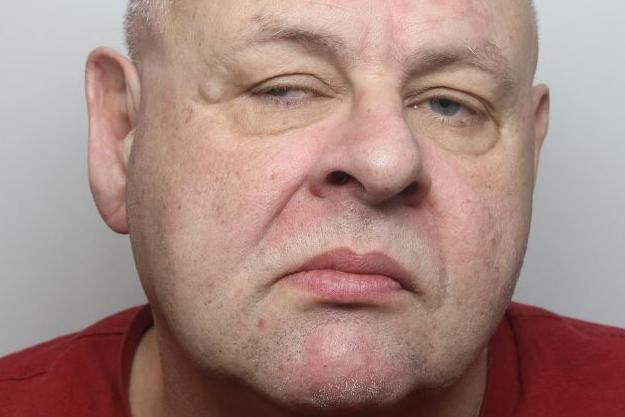 Pictured is Paul Wilson, aged 58, who has been jailed for four months after biting a police officer as he was being arrested in Alma Street, Buxton, for another unrelated offence. Wilson, of HMP Nottingham, appeared at Southern Derbyshire Magistrates’ Court on January 18 where he was sentenced to four months of custody for assaulting the officer.