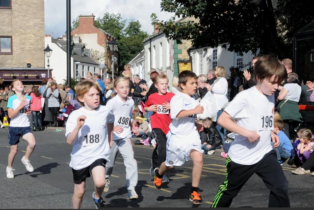 Youngsters from schools across Houghton took part in the Houghton Feast Dash 10 years ago.