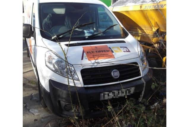 The van has been seized by the council