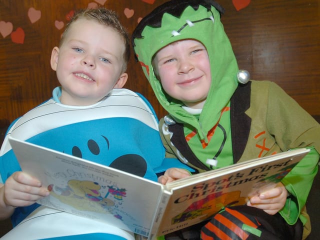 Having fun at Hill View Infants in 14 years ago. The children got to dress up as well as enjoy a performance of Wizard of Oz from the Centre Stage Community Theatre group.