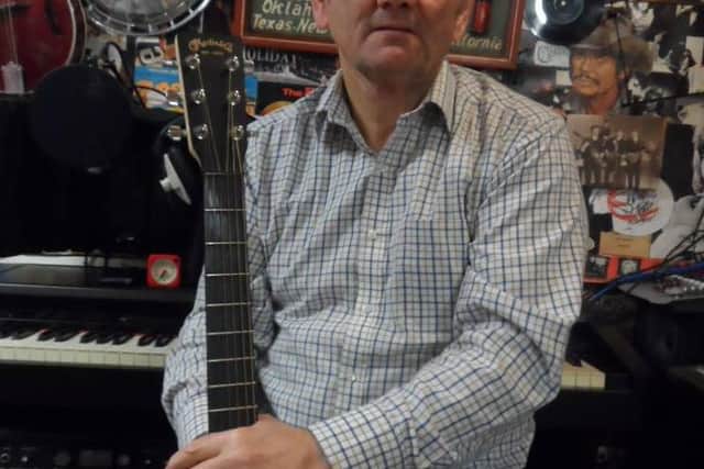 Dave Murray who has put the lockdown to good use by making his own guitars.