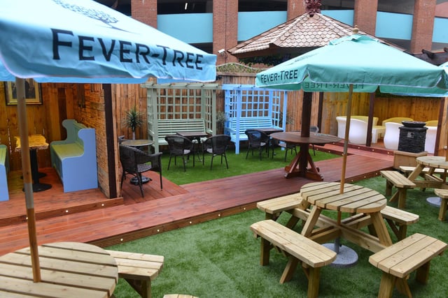 The terrace at Hidden in Green Terrace is a great sun trap. The bar is open at weekends for live DJ sets. It also recently launched a bottomless brunch offer.