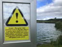 Signs in Herrington Country Park. (Photo by Ian McClelland Media)