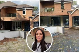 Pictures show before and after the major renovation to Charlotte Crosby's Houghton manor. Pictures from @thecrosbymanor Instagram account