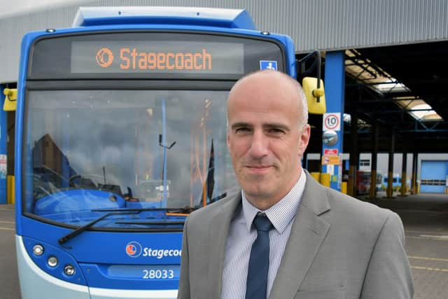 Steve Walker, managing director of Stagecoach North East, has urged driver to "talk not walk".