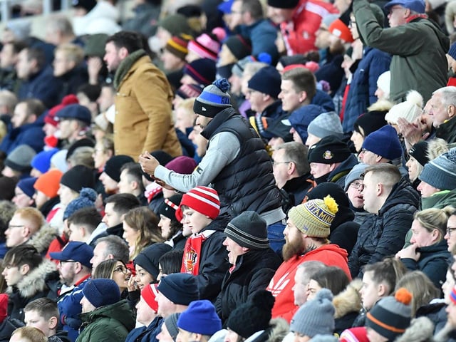 Average league attendance at the Stadium of Light this season = 38,017
