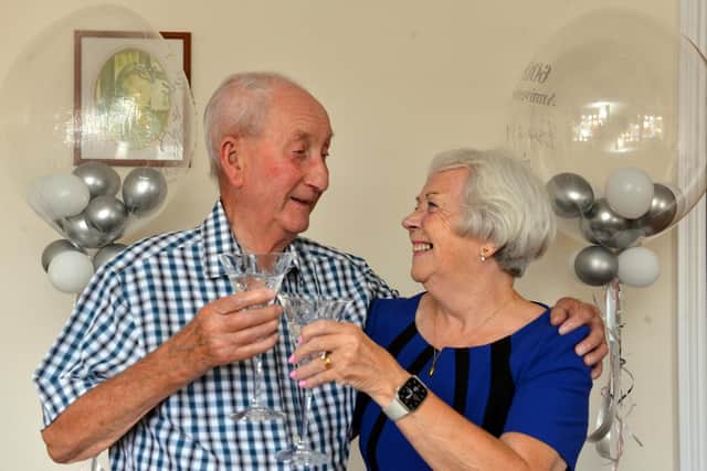 Mary and Ernie celebrated 60 years of a happy marriage on September 8.