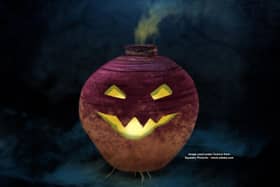 Do you remember carving the turnip for Halloween? It was such hard work!