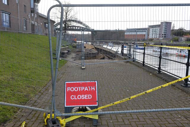 Sunderland City Council have said there is no danger to the public.