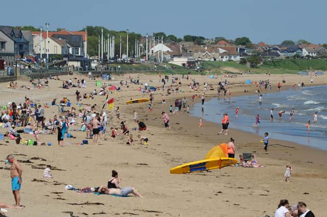 Sunseekers have been enjoying the sunny weather at Seaburn since lockdown restrictions have been lifted.