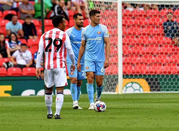 Danny Batth playing for Sunderland against Stoke. Picture by FRANK REID