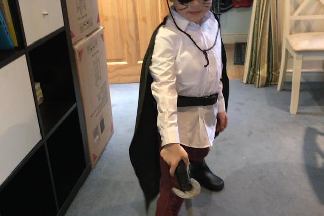 Leanne sent us this photo of five-year-old James dressed as the Highway Rat