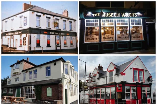 Among dozens of participating pubs across Wearside were, clockwise from top left: The Toll Bar, Museum Vaults, Colliery Tavern and Laburnum Cottage in Hendon.