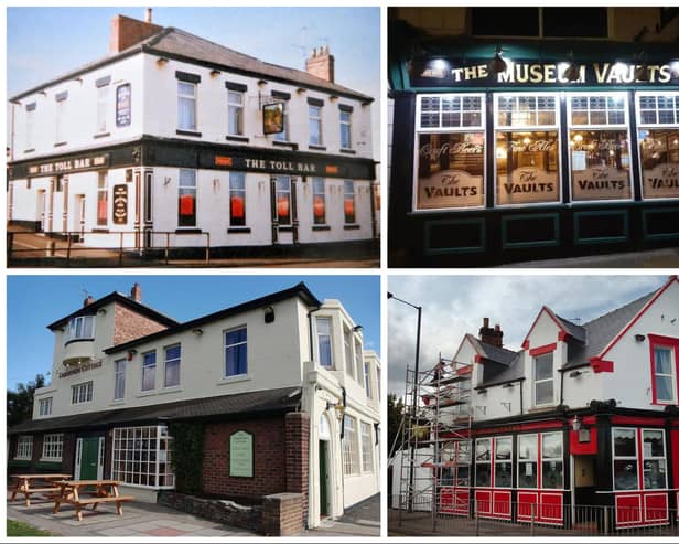 Among dozens of participating pubs across Wearside were, clockwise from top left: The Toll Bar, Museum Vaults, Colliery Tavern and Laburnum Cottage in Hendon.