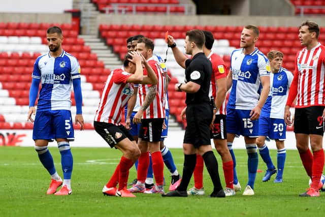 Sunderland boss reacts to George Dobson's red card and discusses potential appeal