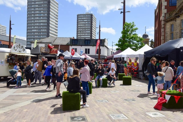 The first Souled Out food and drink festival has arrived in Keel Square.