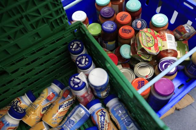 Thousands relying on food banks.